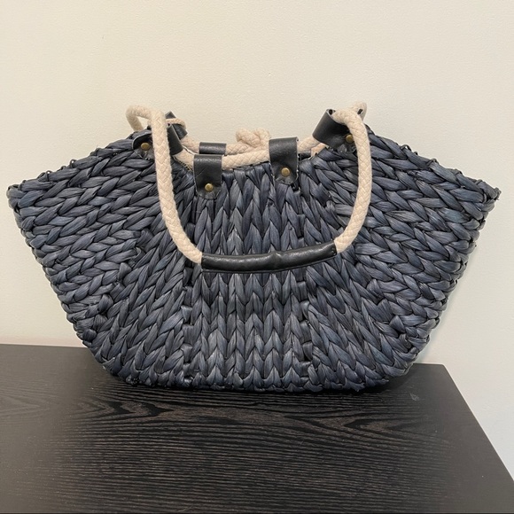 EUC Bag Lady Mudpie Cornhusk Bag Navy - Picture 2 of 6